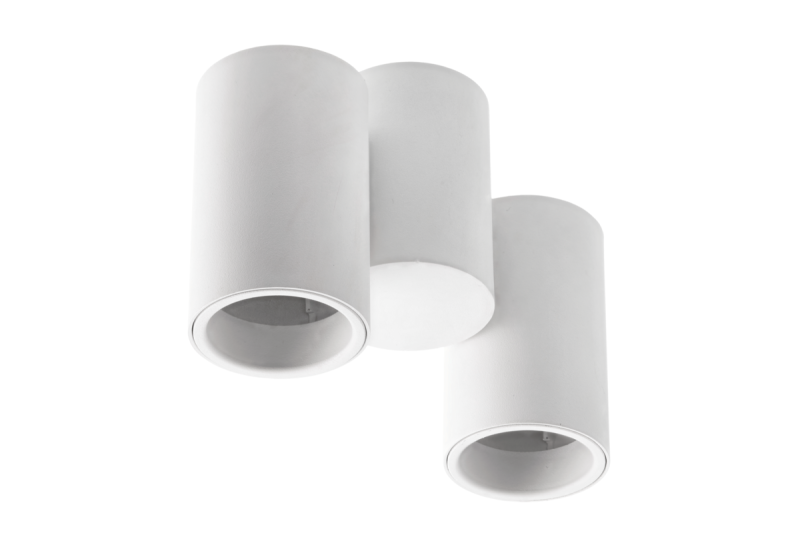 Plafondlamp LUPO, IP20, max. 50 W, 2*GU10, rond, wit