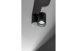 Ceiling luminaire LUPO, IP20, max. 50 W, 1*GU10, round, black