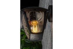 Facade luminaire MARINA, E27, max. 20 W, IP54, black