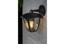 Facade luminaire MARINA, E27, max. 20 W, IP54, black