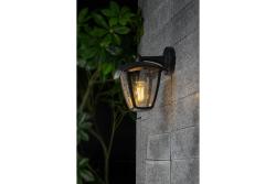 Facade luminaire MARINA, E27, max. 20 W, IP54, black