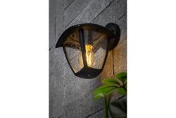Facade luminaire MARINA, E27, max. 20 W, IP54, black