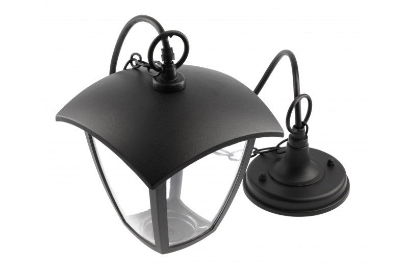 Hangende tuinlamp MARINA, E27, IP54, max. 20 W, zwart