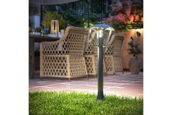 Градинска луминария MARINA, E27, IP54, макс. 20 W, стойка 570 мм, черна