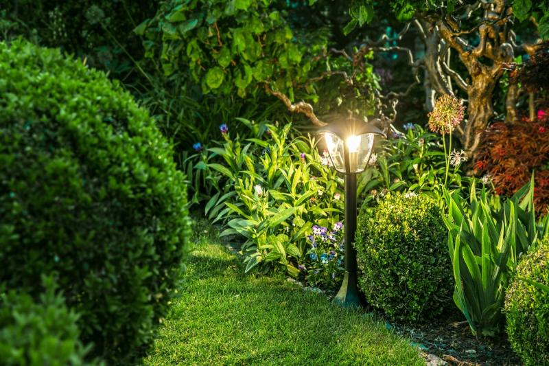 Tuinlamp MARINA, E27, IP54, max. 20 W, paal 570 mm, zwart