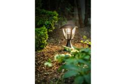 Garden luminaire MARINA, E27, IP54, max. 20 W, post 290 mm, black