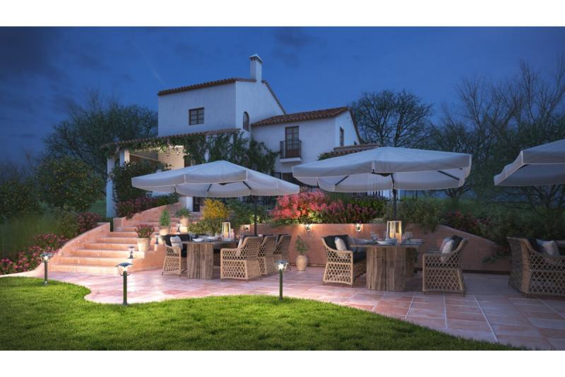 Tuinlamp MARINA, E27, IP54, max. 20 W, paal 290 mm, zwart
