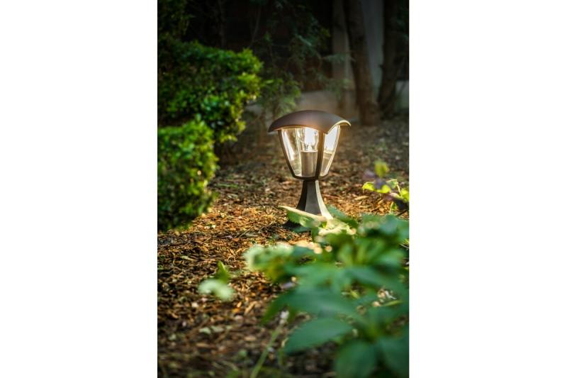 Tuinlamp MARINA, E27, IP54, max. 20 W, paal 290 mm, zwart