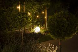 Garden luminaire MARMO, E27, IP65, max. 20 W, Ø28 cm