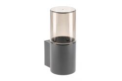 Facade luminaire MEDIO, E27, max. 15 W, IP54, graphite