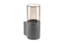 Facade luminaire MEDIO, E27, max. 15 W, IP54, graphite
