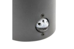 Facade luminaire MEDIO with motion sensor, E27, max. 15 W, IP54, graphite