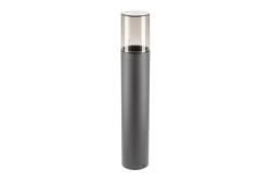 Garden luminaire MEDIO, E27, max. 15 W, IP54, post 500 mm, graphite