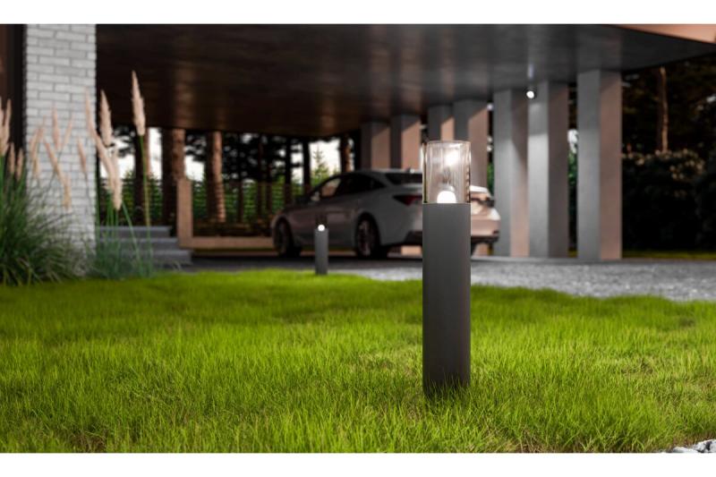 Tuinlamp MEDIO, E27, max. 15 W, IP54, paal 500 mm, grafiet
