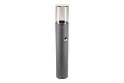 Garden luminaire MEDIO with motion sensor, E27, max. 15 W, IP54, post 500 mm, graphite