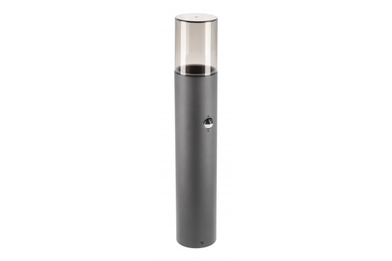 Tuinlamp MEDIO met bewegingssensor, E27, max. 15 W, IP54, paal 500 mm, grafiet
