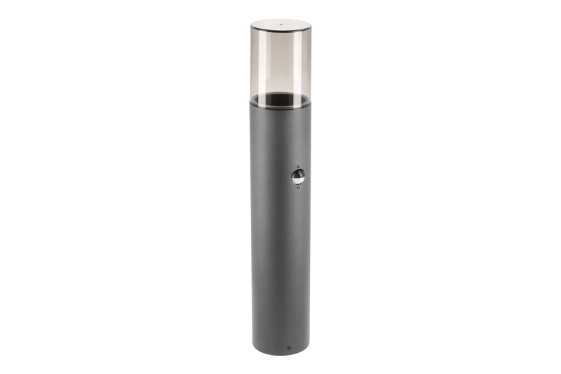 Tuinlamp MEDIO met bewegingssensor, E27, max. 15 W, IP54, paal 500 mm, grafiet