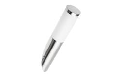 Facade luminaire MILAN, E27, max. 40 W, IP54, tilted, stainless steel