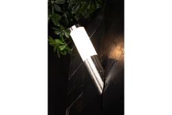 Facade luminaire MILAN, E27, max. 40 W, IP54, tilted, stainless steel