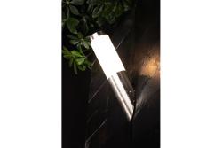 Facade luminaire MILAN, E27, max. 40 W, IP54, tilted, stainless steel