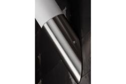 Facade luminaire MILAN, E27, max. 40 W, IP54, tilted, stainless steel