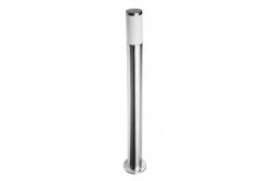 Garden luminaire MILAN, E27, max. 40 W, IP44, post 1000 mm, stainless steel