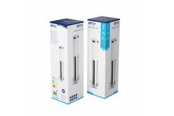 Zahradní lampa MILAN, E27, max. 40 W, IP44, sloupek 450 mm, nerezová ocel