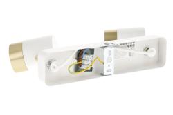Ceiling luminaire ORIO, IP20, max. 50 W, 2*GU10, round, white