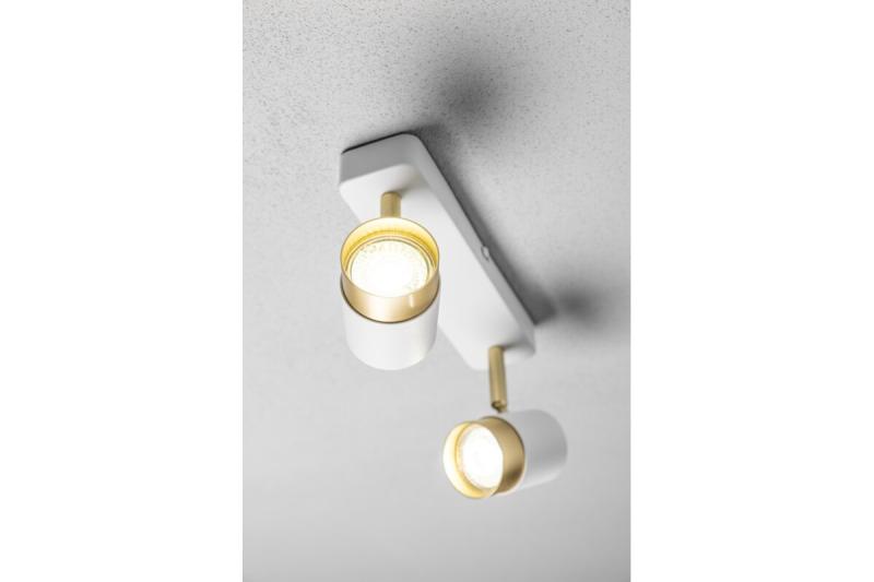 Plafondlamp ORIO, IP20, max. 50 W, 2*GU10, rond, wit