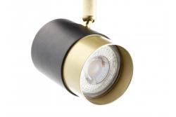 Ceiling luminaire ORIO, IP20, max. 50 W, 2*GU10, round, black