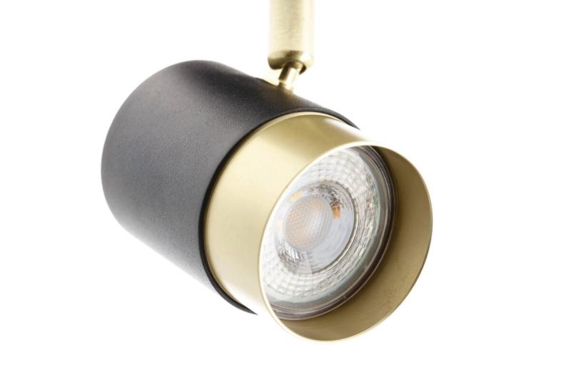 Plafondlamp ORIO, IP20, max. 50 W, 2*GU10, rond, zwart
