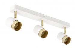 Ceiling luminaire ORIO, IP20, max. 50 W, 3*GU10, round, white
