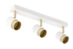 Ceiling luminaire ORIO, IP20, max. 50 W, 3*GU10, round, white