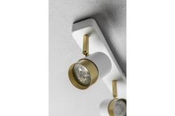 Ceiling luminaire ORIO, IP20, max. 50 W, 3*GU10, round, white