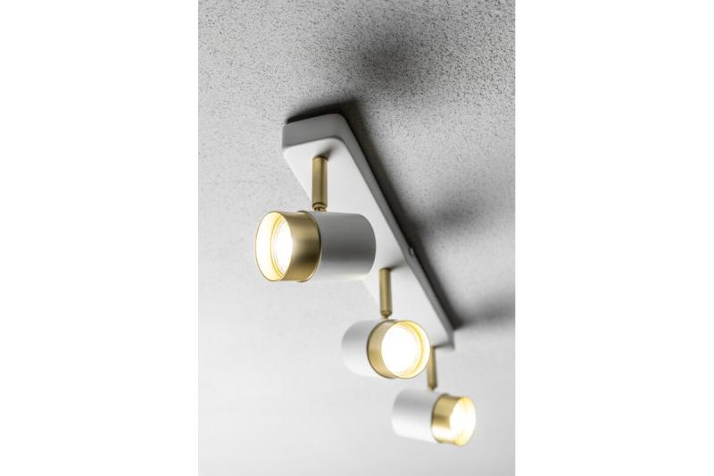 Plafondlamp ORIO, IP20, max. 50 W, 3*GU10, rond, wit