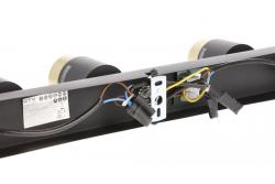 Ceiling luminaire ORIO, IP20, max. 50 W, 3*GU10, round, black