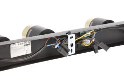Ceiling luminaire ORIO, IP20, max. 50 W, 3*GU10, round, black