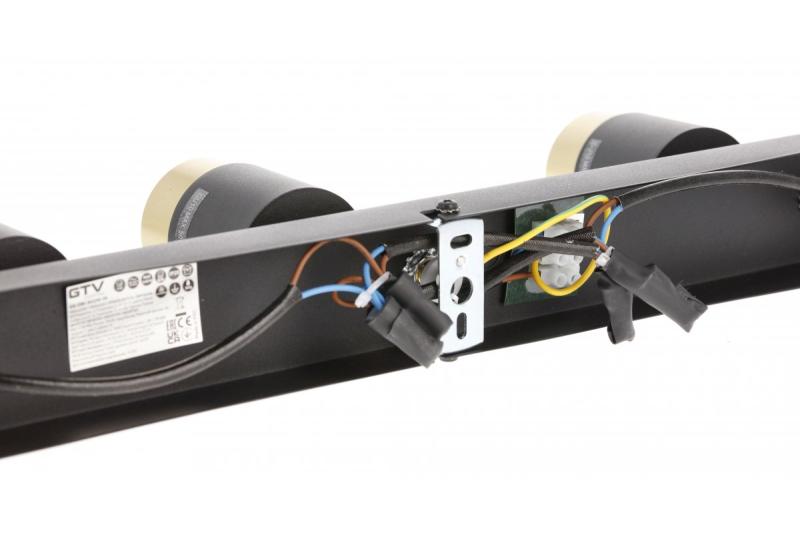 Plafondlamp ORIO, IP20, max. 50 W, 3*GU10, rond, zwart