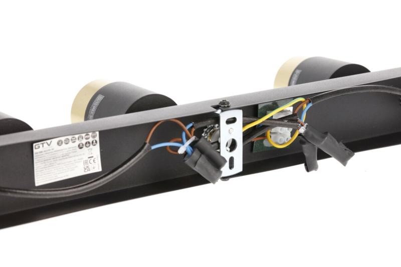 Plafondlamp ORIO, IP20, max. 50 W, 3*GU10, rond, zwart
