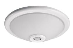 Svítidlo VIZELA s detektorem pohybu, pro lampy E27, 2xE27 max. 40 W, AC220-240V, průsvitný difuzor, IP20, 360⁰