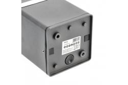 Ceiling luminaire RIVEN, aluminum, IP54, max. 35 W, square, graphite