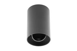 Ceiling luminaire housing RESTO, max. 10 W (LED ONLY), Ø80x125 mm, IP20, PC, black