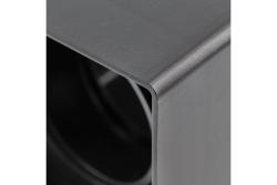 Ceiling luminaire housing RESTO, max. 10 W (LED ONLY), 80x80x125 mm, IP20, PC, black