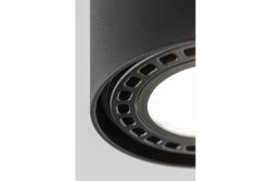 Ceiling luminaire SAKURA, ES111, GU10, 120x85 mm, IP20, black