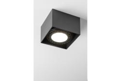 Stropní svítidlo SAKURA, ES111, GU10, 120x120x85 mm, IP20, černé