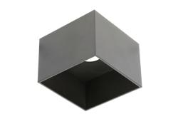 Ceiling luminaire SAKURA, ES111, GU10, 120x120x85 mm, IP20, black