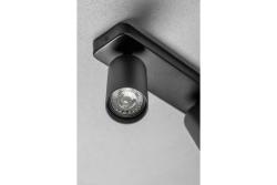 Wall luminaire SANTO BIS, GU10, max. 2*20 W, IP20, double, black