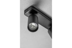 Wall luminaire SANTO BIS, GU10, max. 2*20 W, IP20, double, black