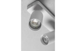 Wall luminaire SANTO BIS, GU10, max. 2*20 W, IP20, double, white