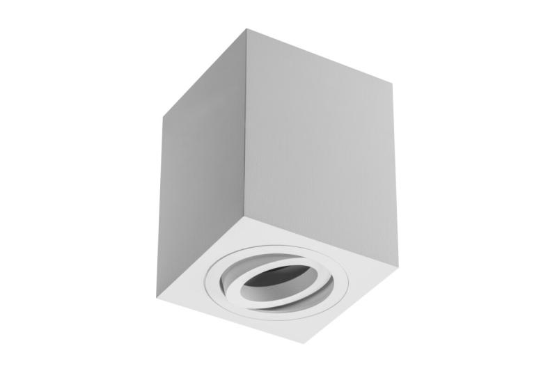 Behuizing voor plafondlamp SENSA, 90x90x115 mm, IP20, max. 50 W, wit